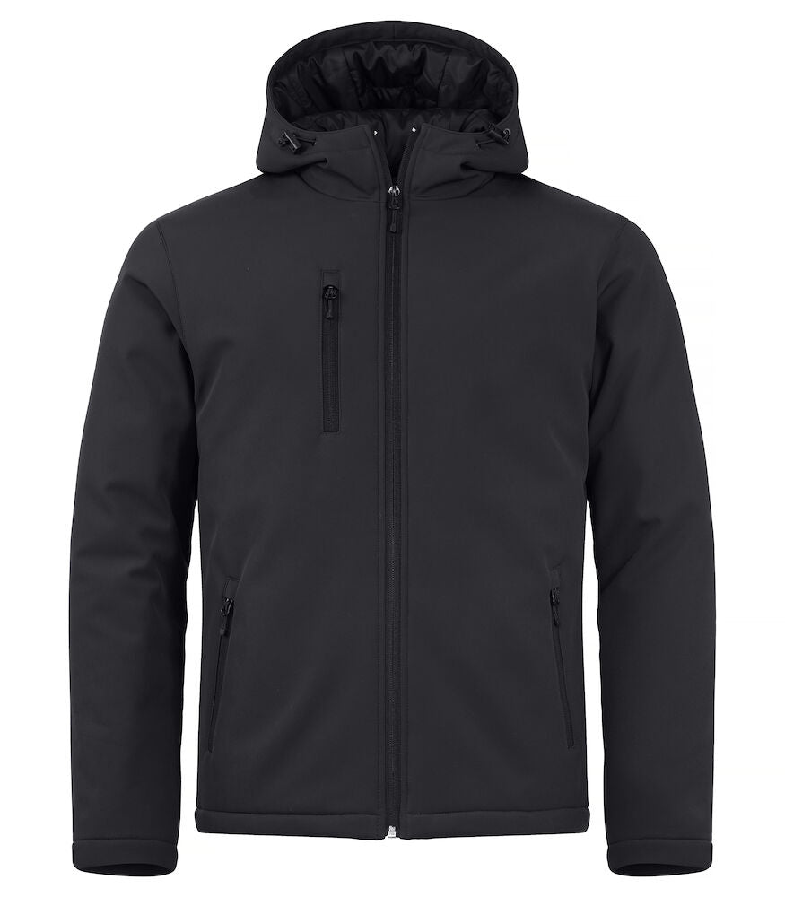 United Brands Clique Mens Padded Softshell Jacket - Dalton Safety - Black