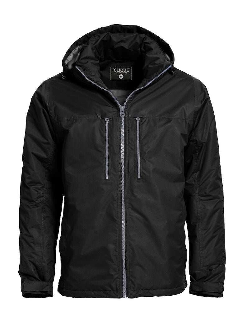 United Brands Clique Mens Kingslake Padded Jacket - Dalton Safety - Black