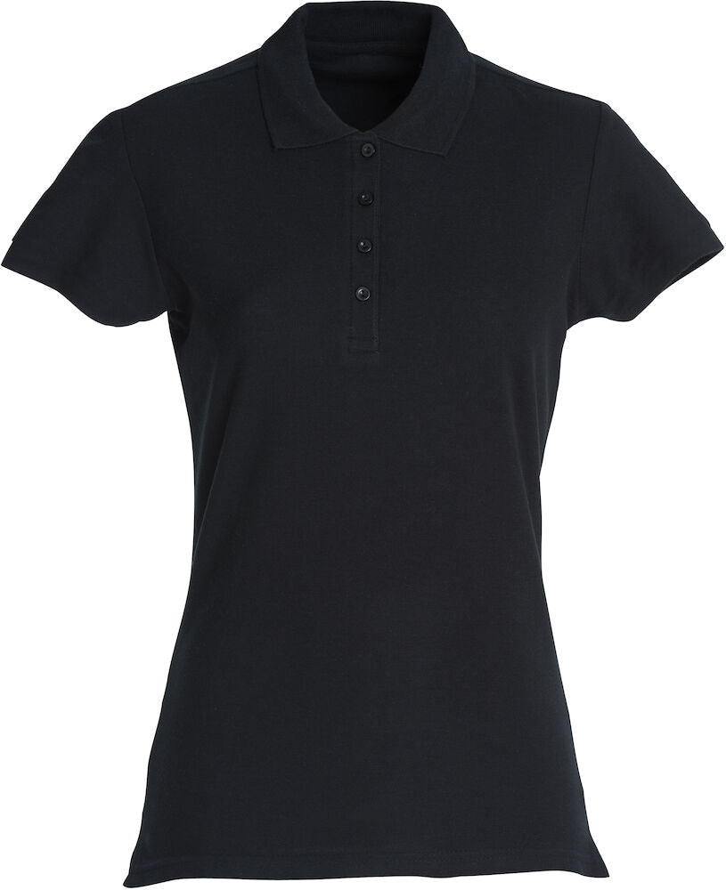 United Brands Clique Womens Basic Polo - Dalton Safety - Black