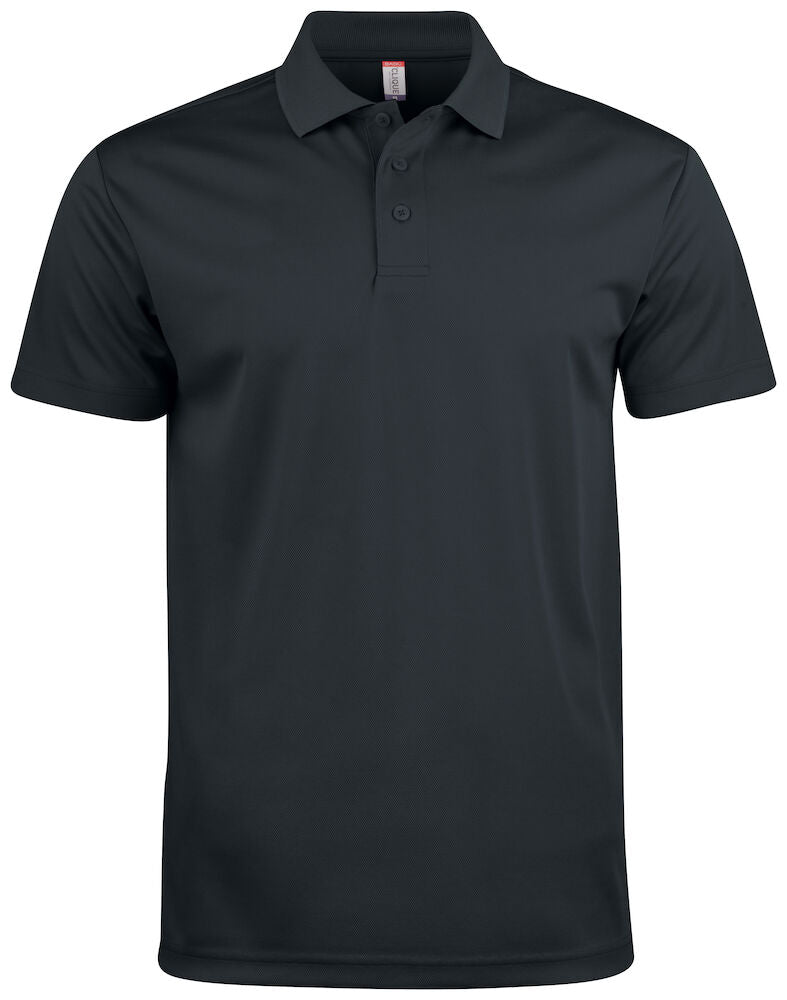 United Brands Clique Unisex Basic Active Polo - Dalton Safety - Black