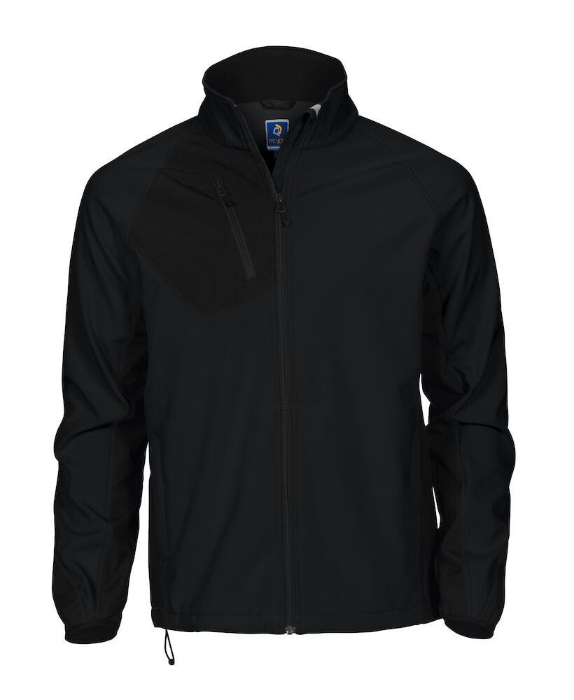 United Brands 2422 Pro-Job Mens Softshell jacket - Dalton Safety - Black