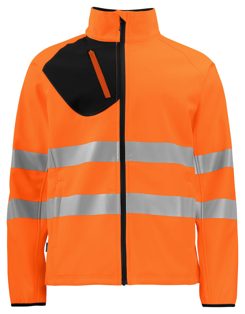 United Brands 6432 Pro-Job Mens Hi-Vis Class 3/2 Softshell Jacket - Dalton Safety