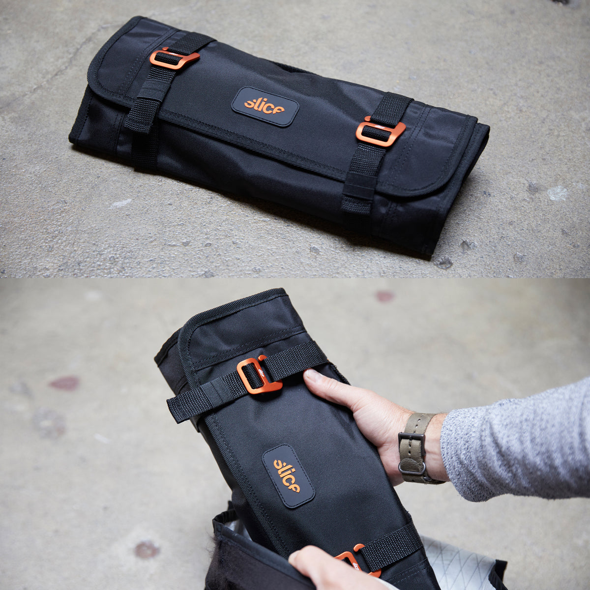 Slice Tool Roll-Up Organiser In Use - DaltonSafety