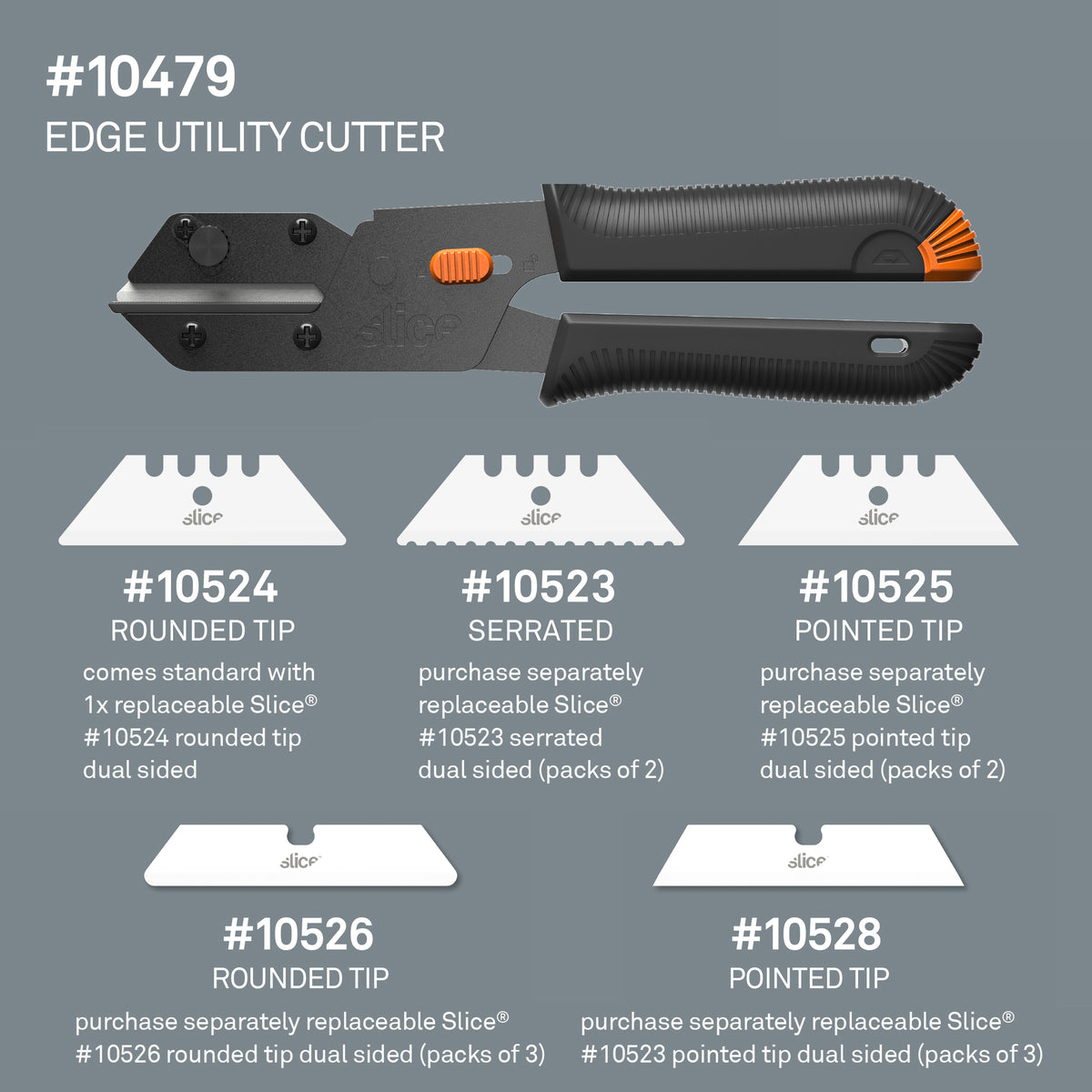 Slice Edge Utility Cutter Blade Compatibility - DaltonSafety
