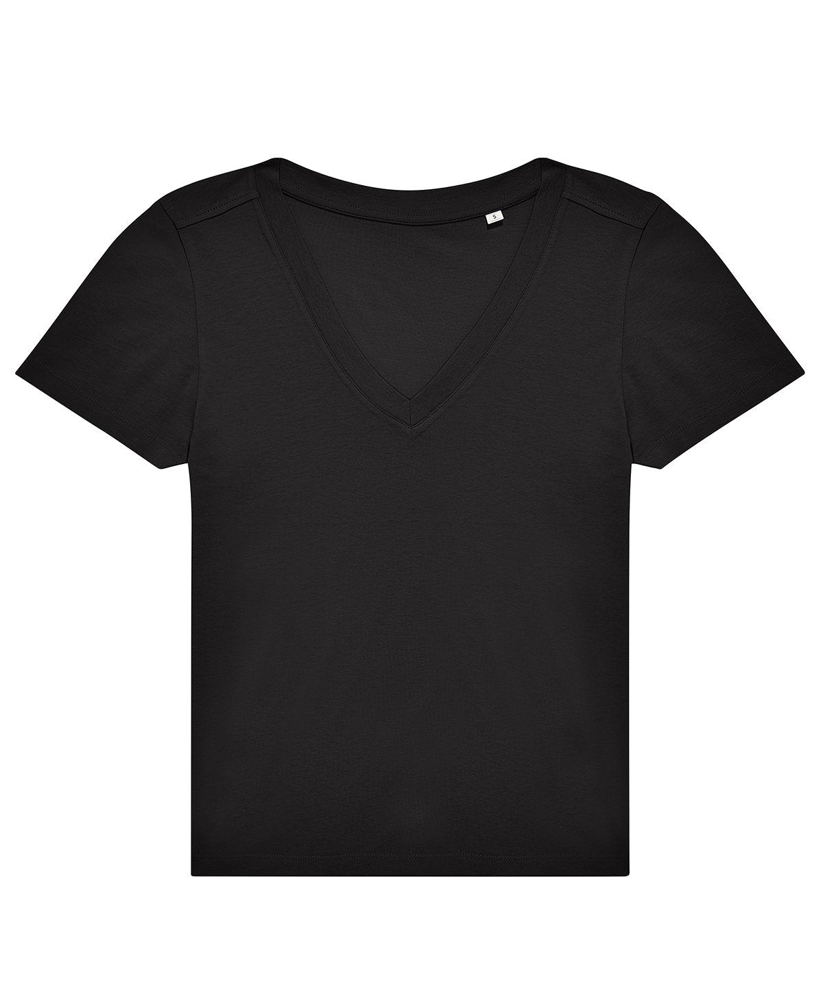 Womens Short Sleeved V-Neck Tee