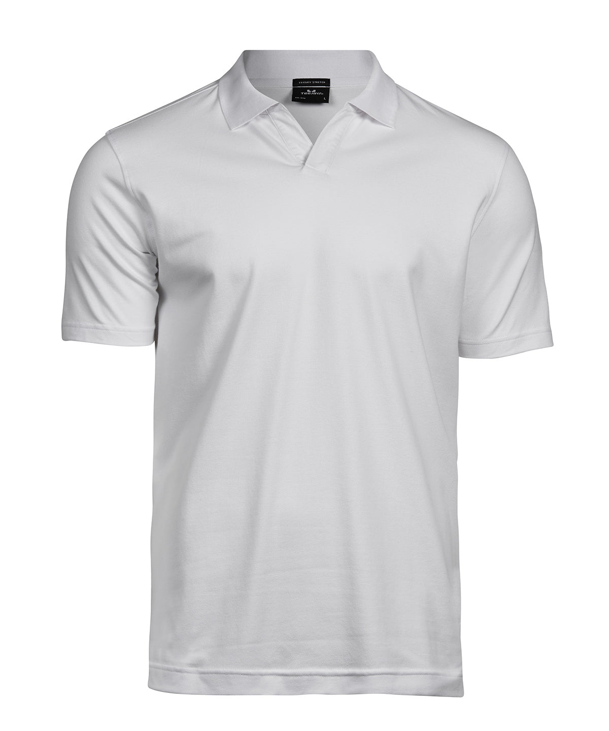 Mens Luxury Stretch V-Neck Polo