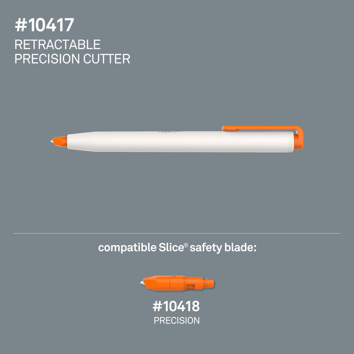 Slice Retractable Precision Cutter Compatible Blades - DaltonSafety