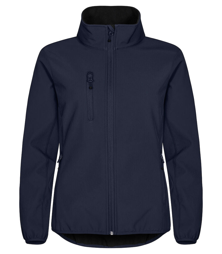 United Brands Clique Womens Classic Softshell Jacket - Dalton Safety - Navy Blue 