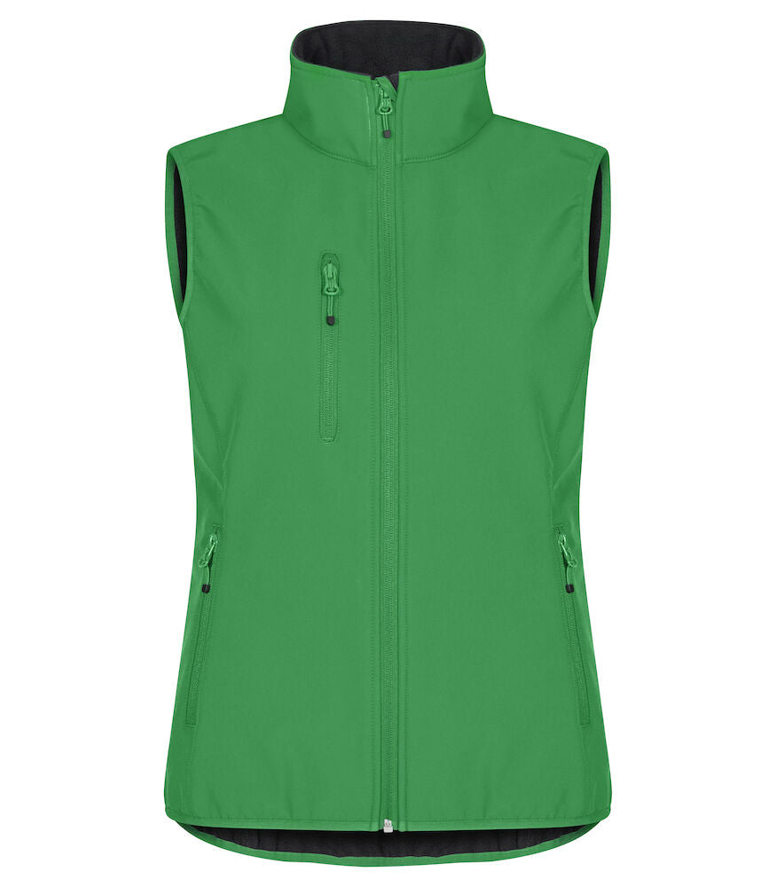 United Brands Clique Womens Classic Softshell Vest - Dalton Safety - Green 