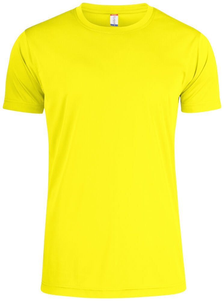 United Brands Clique Mens Basic Active T-shirt - Dalton Safety - Yellow 