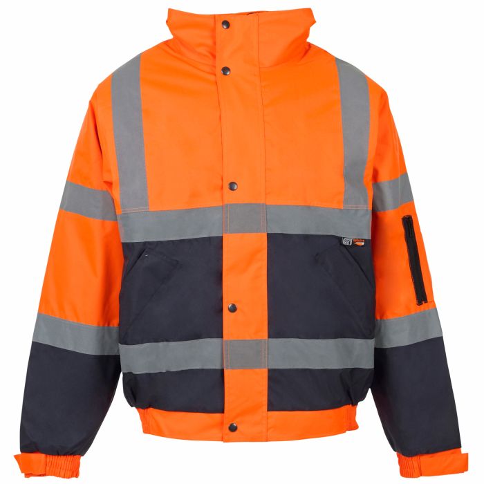 Supertouch Mens Hi-Vis Class 2 - 2 Tone Bomber Jacket - Dalton Safety 