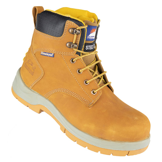 Himalayan Honey Nubuck Steel Toe Cap and Midsole Safety Ankle Boot - Dalton Safety 