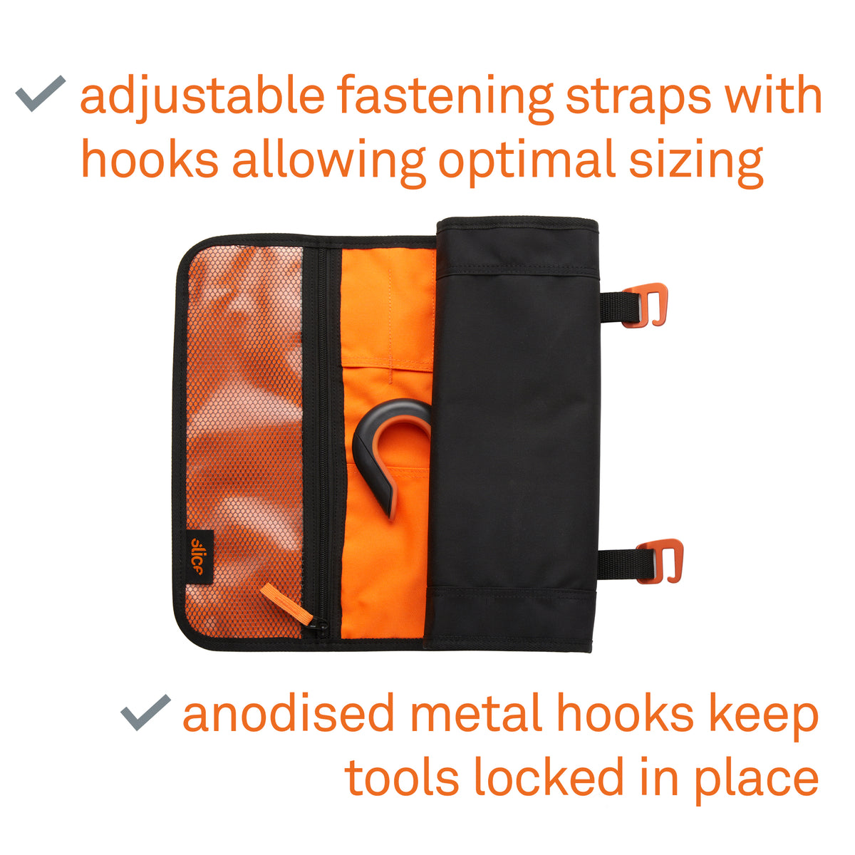 Slice Tool Roll-Up Organiser Features - DaltonSafety