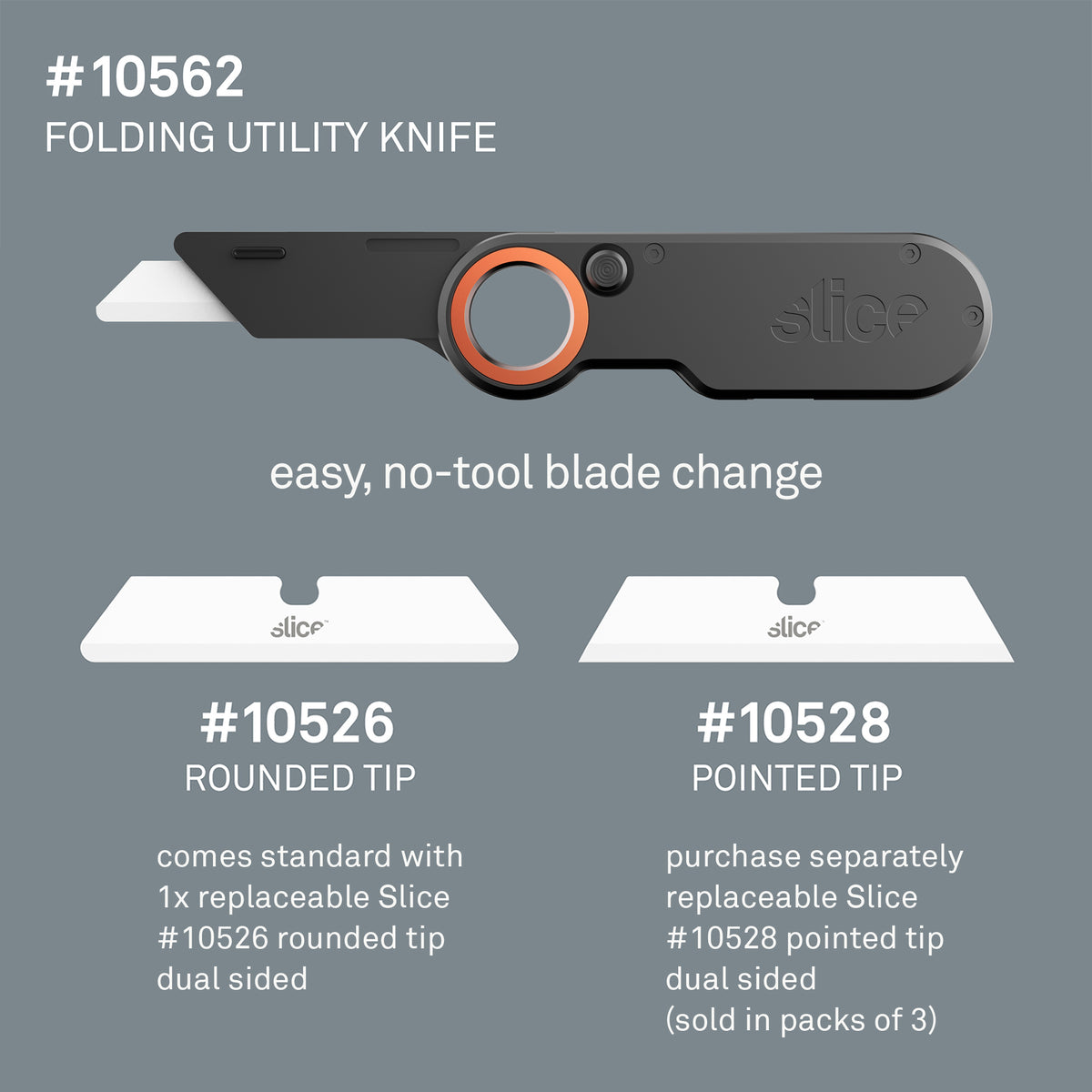 Slice Folding Utility Knife Compatible Blades - DaltonSafety