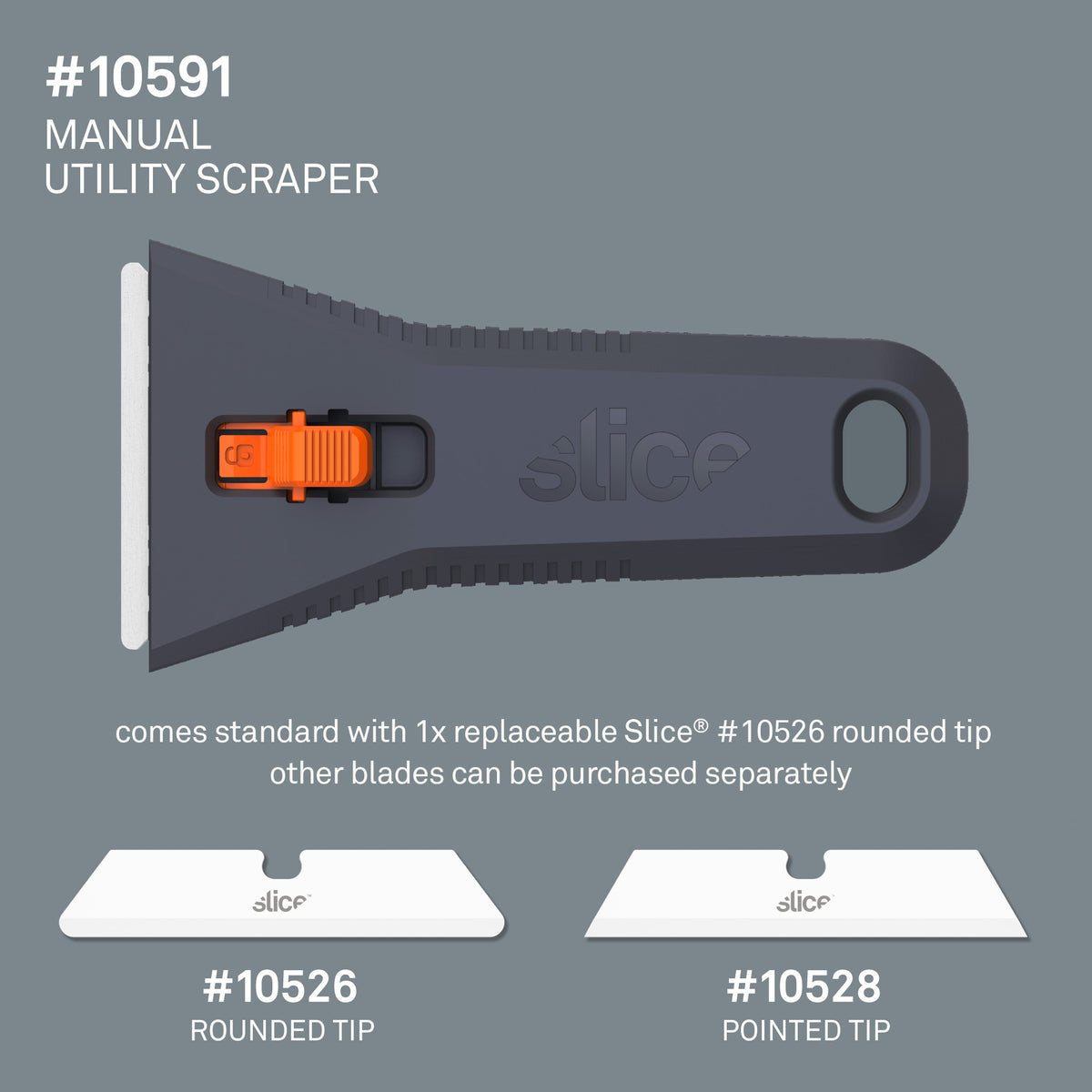 Slice Manual Utility Scraper Compatible blades - DaltonSafety