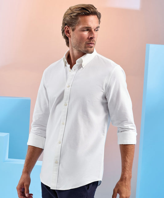 Mens Cotton Long Sleeve Oxford Shirt