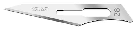 Swann Morton SM26 (1113) Scalpel Blades (Box of 100)