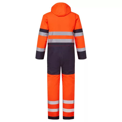 System Hi Vis Eco Insulated Orange/Navy Coverall
