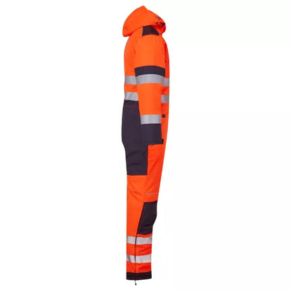 System Hi Vis Eco Insulated Orange/Navy Coverall