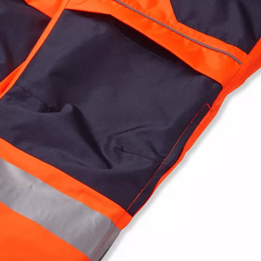 System Hi Vis Eco Insulated Orange/Navy Coverall