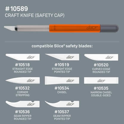 Slice Craft Knife (Safety Cap) Compatible Blades - DaltonSafety